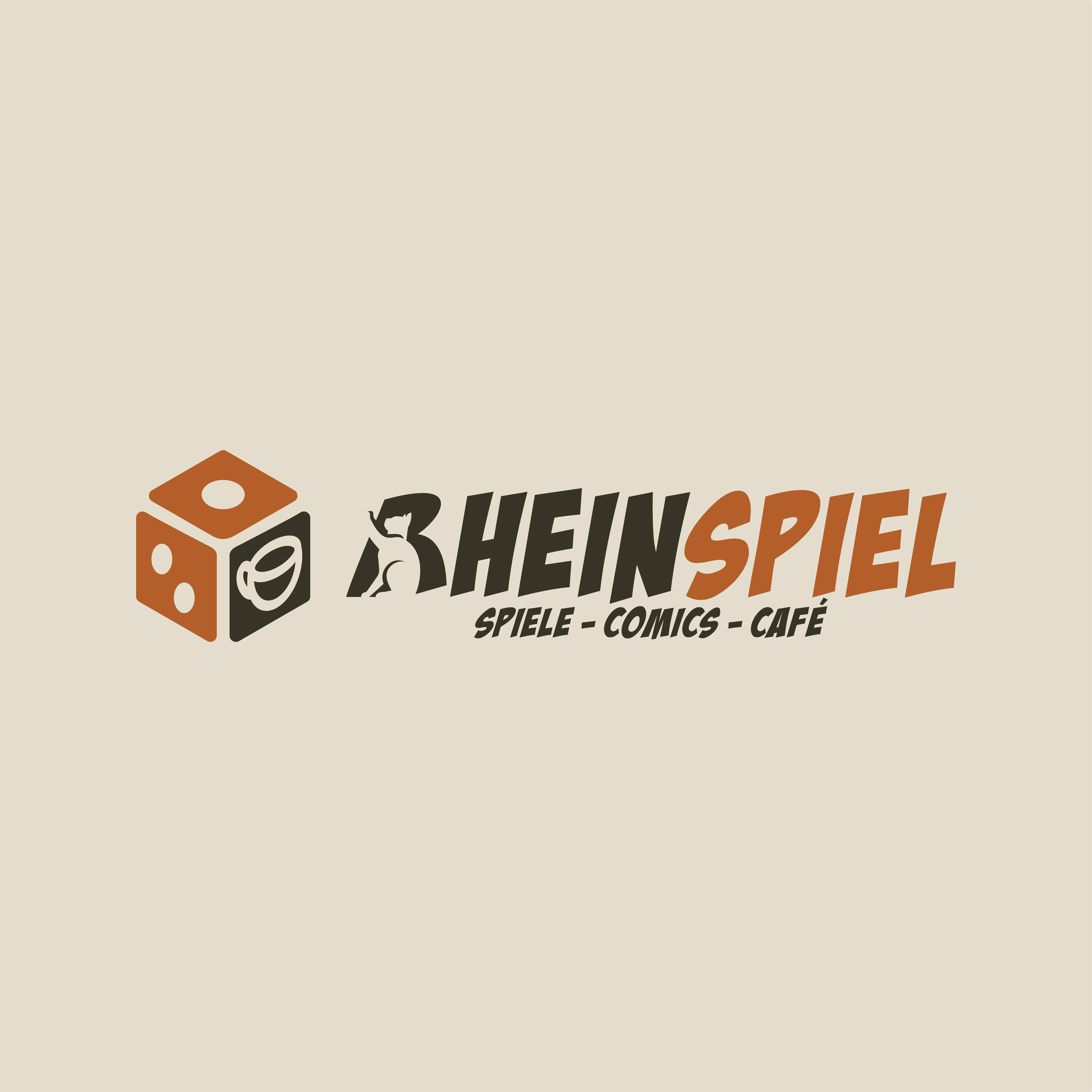 Rheinspiel – Spiele · Comics · Café – Logo